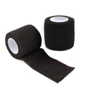 Cohesive Black Tape for Tattooing