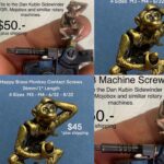 Happy Brass Monkey Tattoo Machine Screw