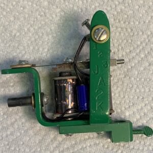 Jack Armstrong Tattoo Machine 2000  Painted Green #123 Collectors Item