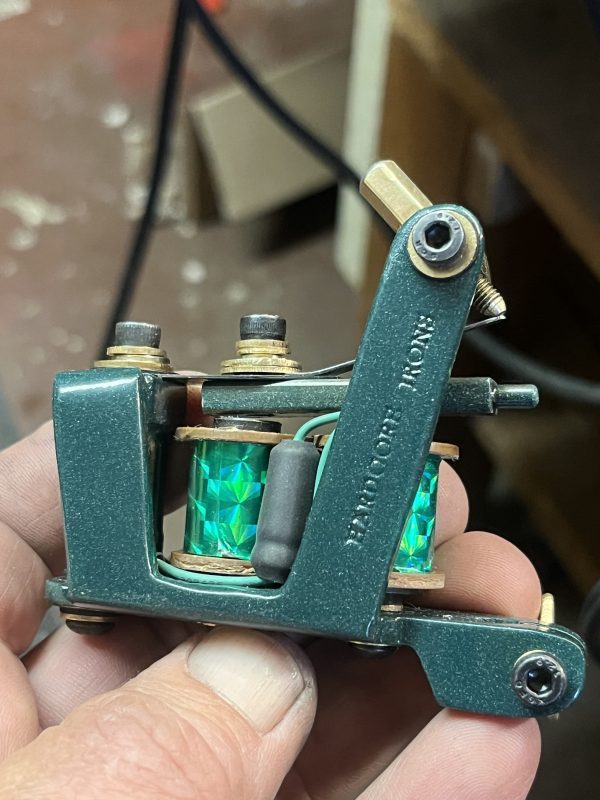 Mini Paul Rogers Tattoo Machine-Metallic Green